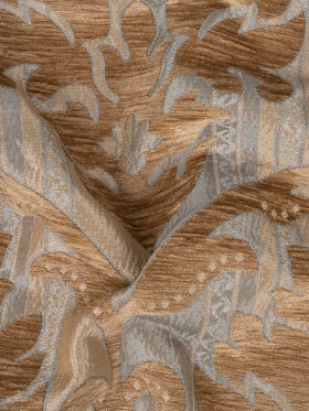 Driftwood/Duck Egg Damask Chenille Driftwood/Duck Egg Damask Chenille