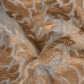 Driftwood/Duck Egg Damask Chenille Driftwood/Duck Egg Damask Chenille