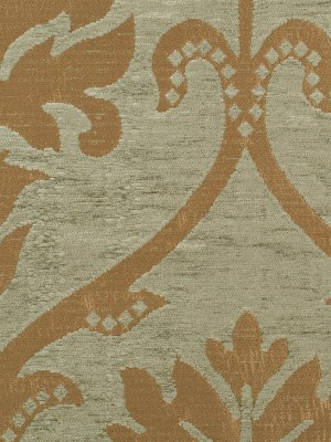 Italian Olive/Gold Polyester Blended Damask Chenille Italian Olive/Gold Polyester Blended Damask Chenille