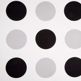 Off-White/Black/Gray Polka Dots Canvas Off-White/Black/Gray Polka Dots Canvas