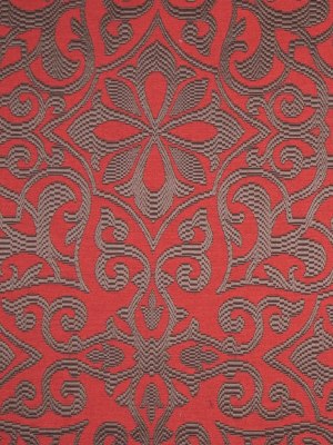 Brick/Dusted Chocolate Damask Woven Brick/Dusted Chocolate Damask Woven