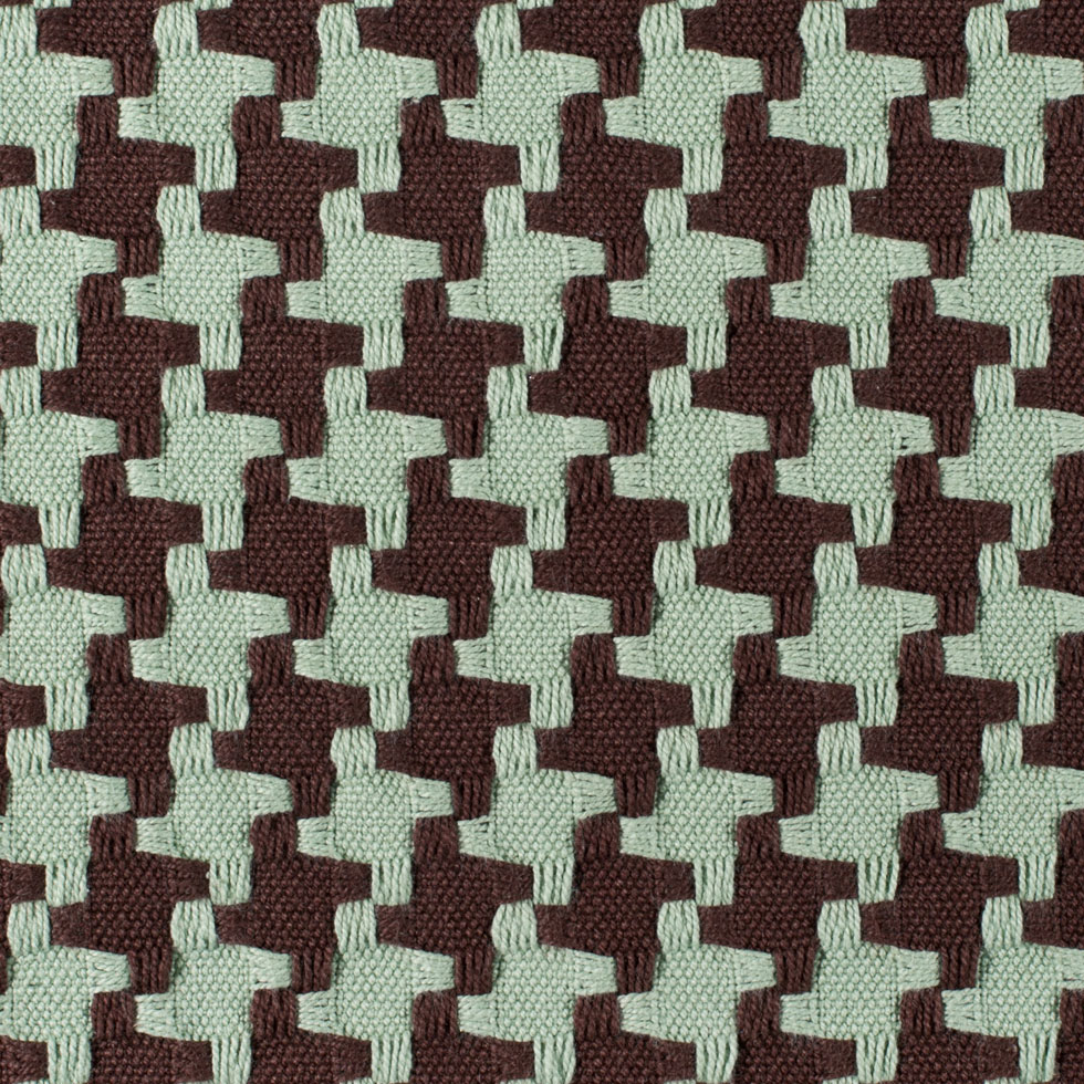 Chocolate/Robin Houndstooth Woven Chocolate/Robin Houndstooth Woven