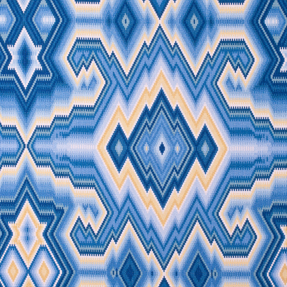 Blue Bell Ikat Canvas Blue Bell Ikat Canvas