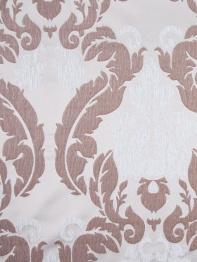 Candlelight Glow Gray/Chocolate/Ice Blue Damask Brocade Candlelight Glow Gray/Chocolate/Ice Blue Damask Brocade