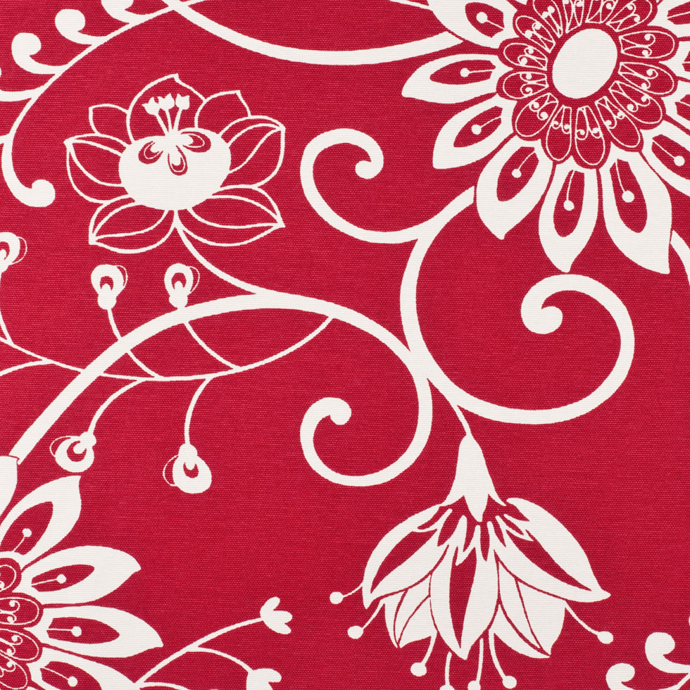 Off-White/Primary Red Floral Canvas Off-White/Primary Red Floral Canvas