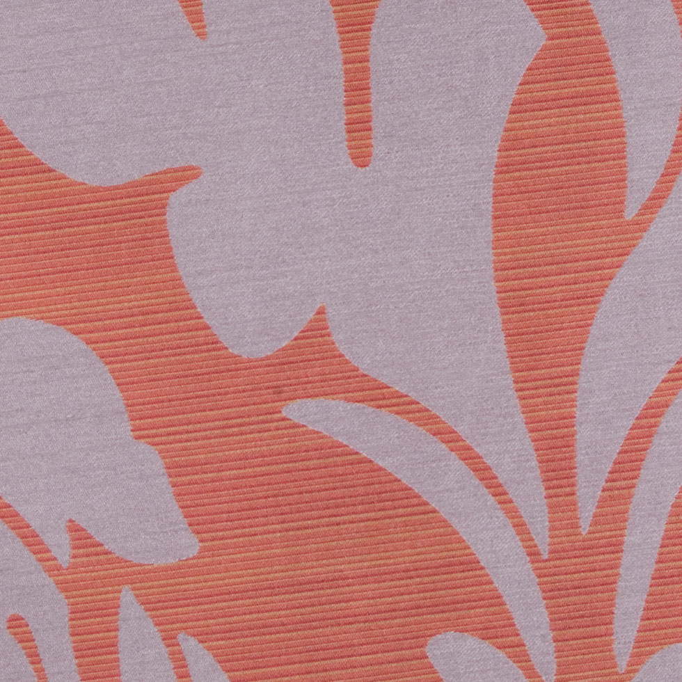 Terracotta/Gray Floral Woven Terracotta/Gray Floral Woven