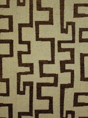 Chocolate/Beige Geometric Chenille Chocolate/Beige Geometric Chenille