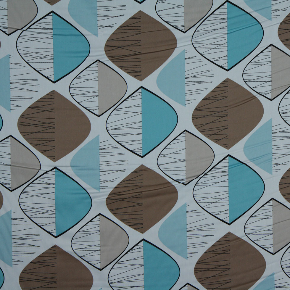 White/Light Teal/Taupe Geometric Prints White/Light Teal/Taupe Geometric Prints