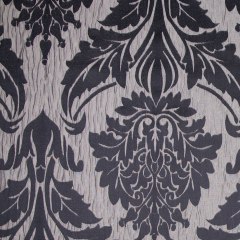 Silver/Black Damask Woven Silver/Black Damask Woven