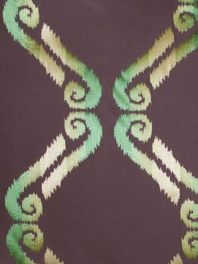 Chocolate/Grass/Citron Swirls Embr & Eyelet Chocolate/Grass/Citron Swirls Embr & Eyelet