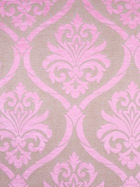 Rose/Beige Damask Chenille Rose/Beige Damask Chenille