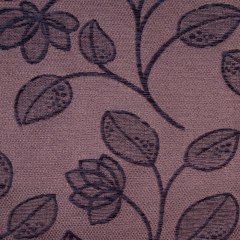 Chocolate/Black Floral Chenille Chocolate/Black Floral Chenille