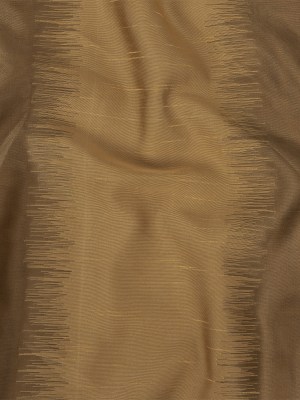 Antique Gold Ikat Stripes Organza and Dupioni Jacquard Antique Gold Ikat Stripes Organza and Dupioni Jacquard
