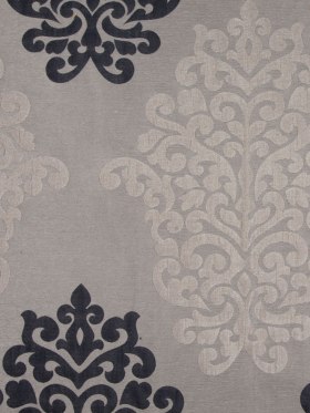 Ivory/Dirty Beige/Charcoal Damask Brocade Ivory/Dirty Beige/Charcoal Damask Brocade