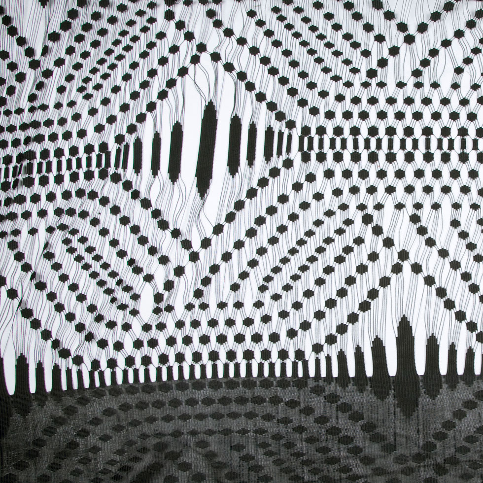 Black Classical Poly Lace Panel Black Classical Poly Lace Panel