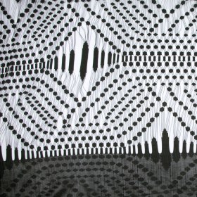 Black Classical Poly Lace Panel Black Classical Poly Lace Panel