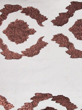 Chocolate/Copper Damask Sheer Chocolate/Copper Damask Sheer