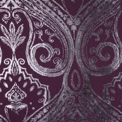 Aubergine Damask Prints Aubergine Damask Prints