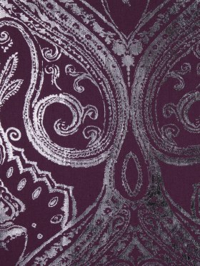 Aubergine Damask Prints Aubergine Damask Prints