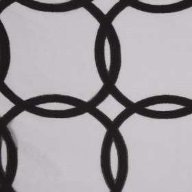 Black 40350 Geometric Sheer Black 40350 Geometric Sheer