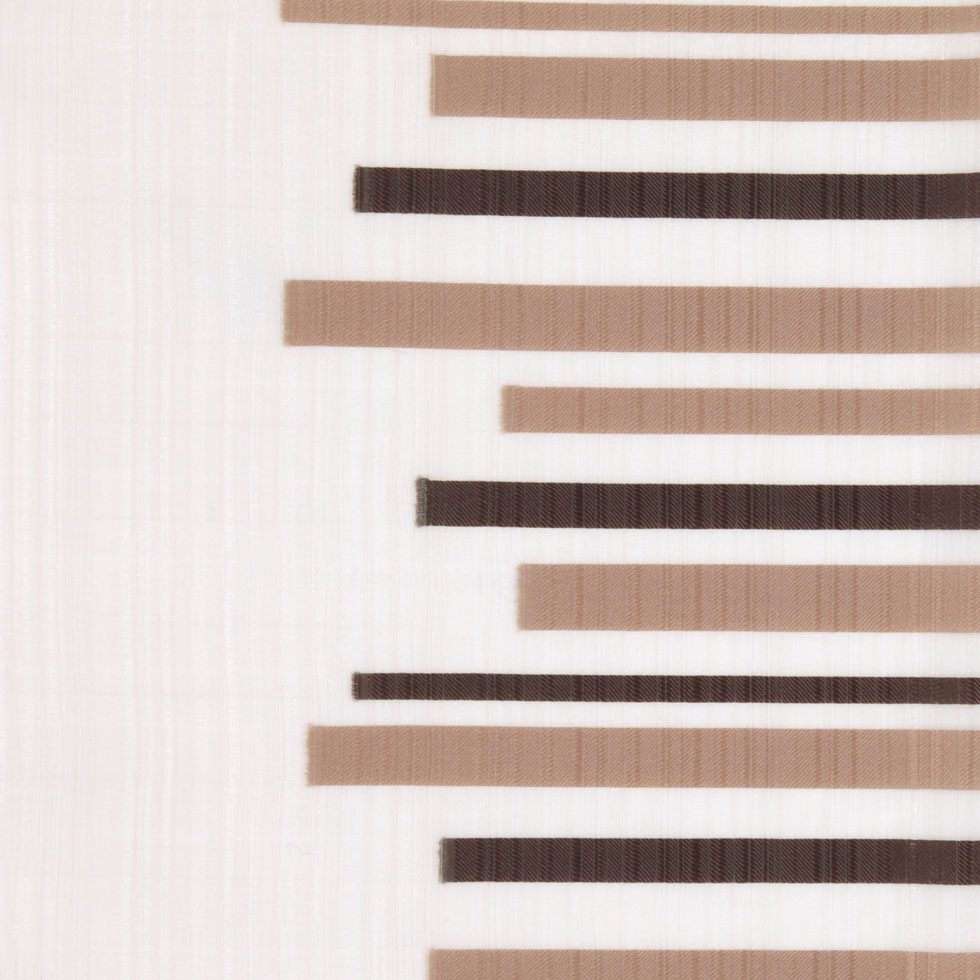 Brown 40955 Stripes Sheer Brown 40955 Stripes Sheer