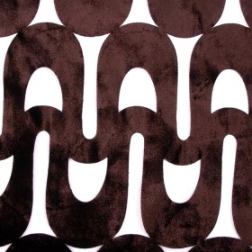 Chocolate Lazer Cut Velvet Chocolate Lazer Cut Velvet