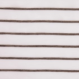 Ivory/Chocolate Stripes Striped Sheer Ivory/Chocolate Stripes Striped Sheer