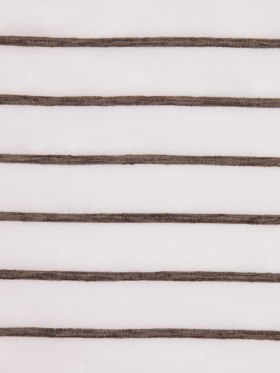 Ivory/Chocolate Stripes Striped Sheer Ivory/Chocolate Stripes Striped Sheer