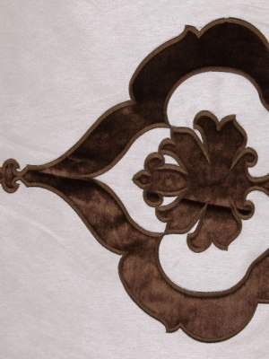 Brown/Cream Floral Velvet Brown/Cream Floral Velvet