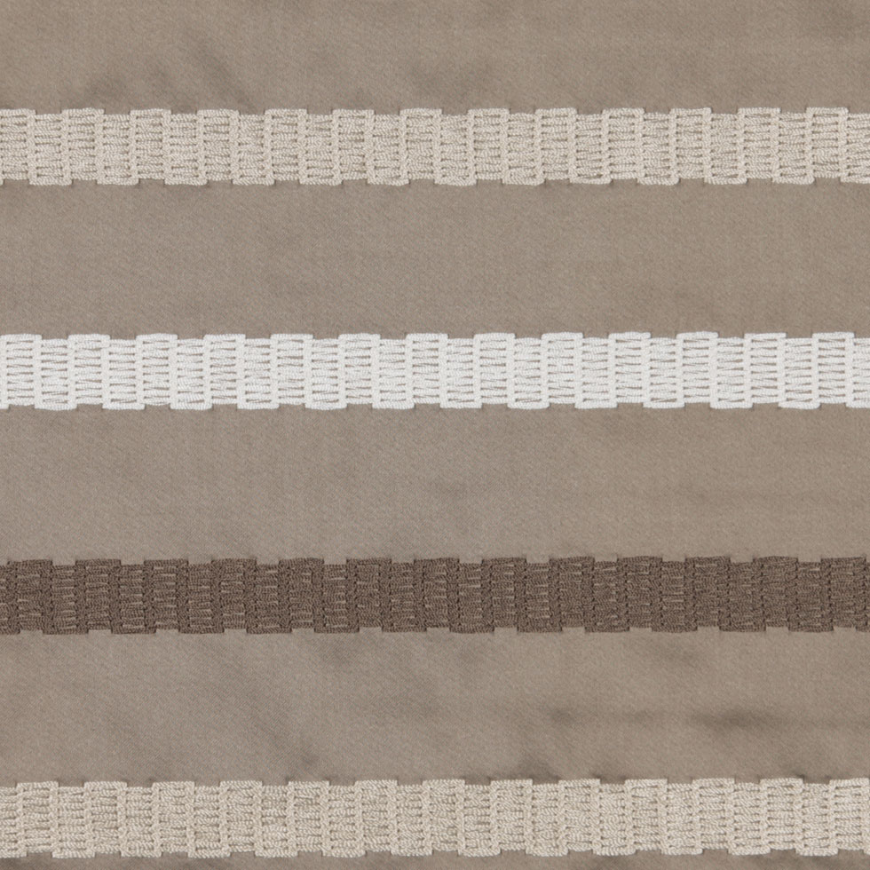 Latte/Beige Stripes Embroidery Stripe Latte/Beige Stripes Embroidery Stripe
