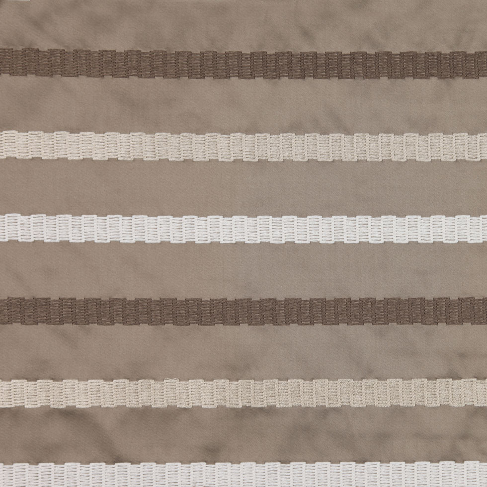 Latte/Beige Stripes Embroidery Stripe Latte/Beige Stripes Embroidery Stripe