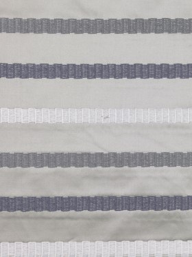 Steel/Blue/White Stripes Embroidery Stripe Steel/Blue/White Stripes Embroidery Stripe