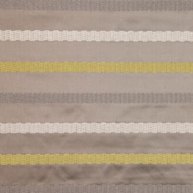 Otter/Lime Stripes Embroidery Stripe Otter/Lime Stripes Embroidery Stripe