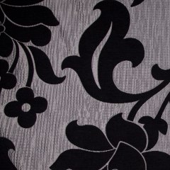 Platinum/Black Floral Brocade Platinum/Black Floral Brocade