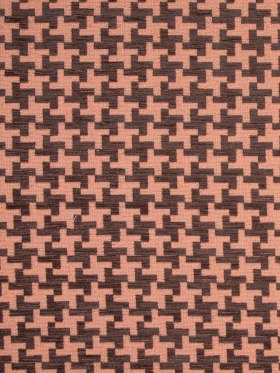 Chocolate/Tiger Lily Houndstooth Chenille Chocolate/Tiger Lily Houndstooth Chenille