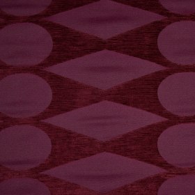 Burgundy Geometric Chenille Burgundy Geometric Chenille