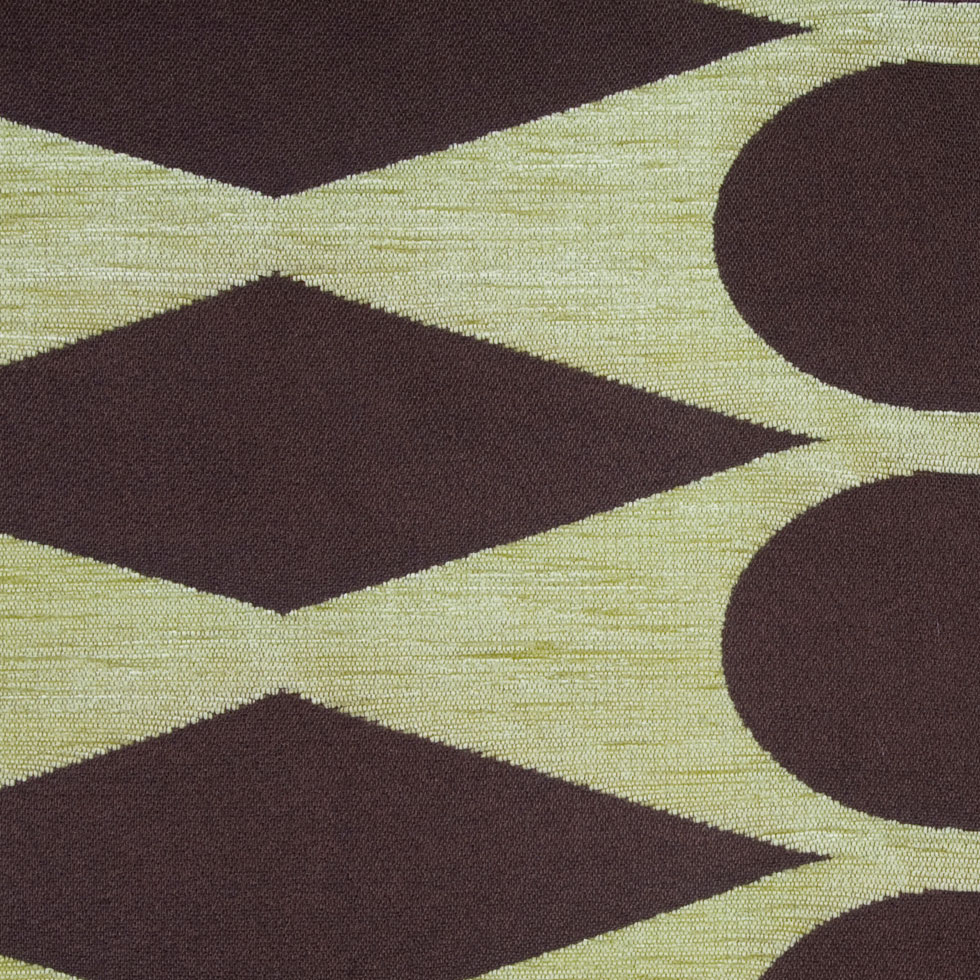 Brown/Green Geometric Chenille Brown/Green Geometric Chenille