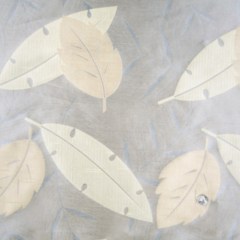 Soft Gold/Cornflower Blue Floral Woven Soft Gold/Cornflower Blue Floral Woven