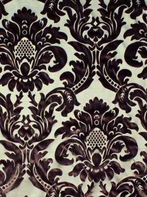 Chocolate/Royal Gold Floral Velvet Chocolate/Royal Gold Floral Velvet