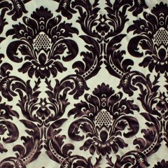 Chocolate/Royal Gold Floral Velvet Chocolate/Royal Gold Floral Velvet