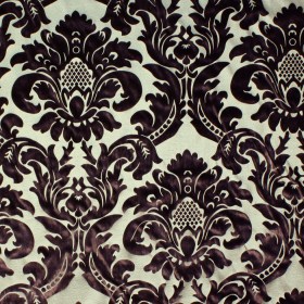 Chocolate/Royal Gold Floral Velvet Chocolate/Royal Gold Floral Velvet