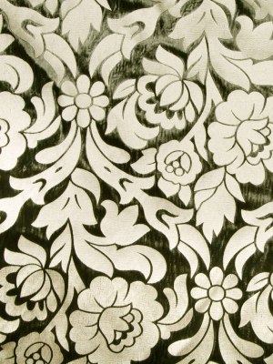 Moss/Royal Gold Floral Velvet Moss/Royal Gold Floral Velvet