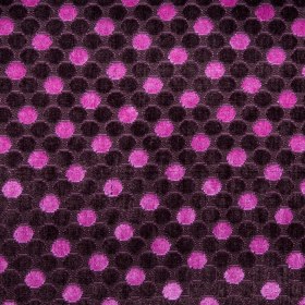 Chocolate/Liz Berry Polka Dots Chenille Chocolate/Liz Berry Polka Dots Chenille