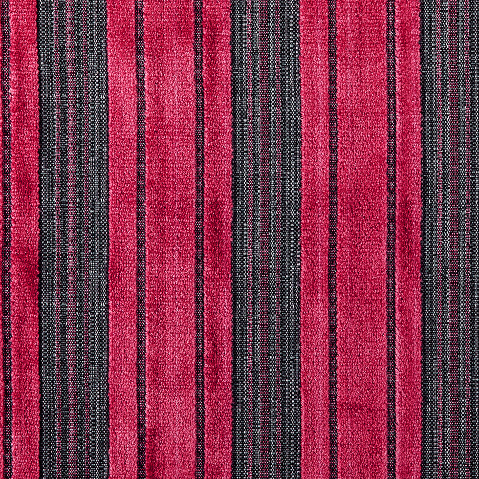 Roja Red/Heather Gray Stripes Chenille Roja Red/Heather Gray Stripes Chenille