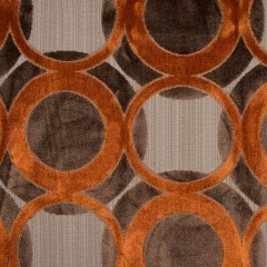 Chocolate/Pumpkin Geometric Chenille Chocolate/Pumpkin Geometric Chenille