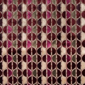 Burgundy/Stone Polka Dots Chenille Burgundy/Stone Polka Dots Chenille