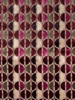 Burgundy/Stone Polka Dots Chenille Burgundy/Stone Polka Dots Chenille