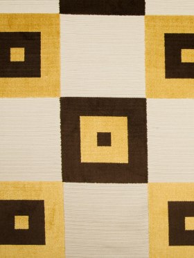 Gold/Chocolate/Natural Geometric Chenille Gold/Chocolate/Natural Geometric Chenille