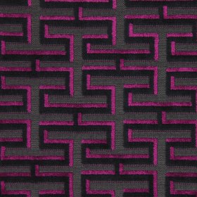 Zwart Cardinal Square Geometric Velvet Zwart Cardinal Square Geometric Velvet