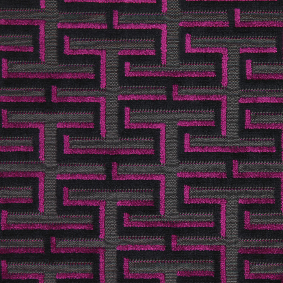 Zwart Cardinal Square Geometric Velvet Zwart Cardinal Square Geometric Velvet